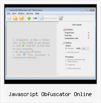 Javascript Packer Benefits javascript obfuscator online