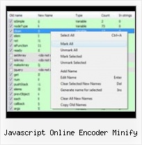 Online Decompress Js File javascript online encoder minify