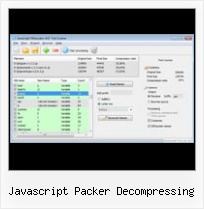 Wrapper Script Shrinksafe javascript packer decompressing