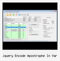 Jscript Ampersand Encoding jquery encode apostrophe in var