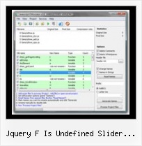 Google Closure Compiler Ubuntu jquery f is undefined slider progress