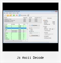 Pack Jscript File js ascii decode