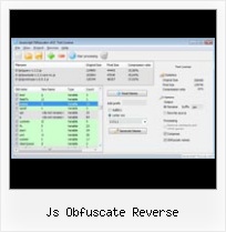 Javascript Minify Vs2010 js obfuscate reverse
