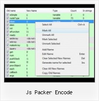 Javascript Encode Double Quote js packer encode