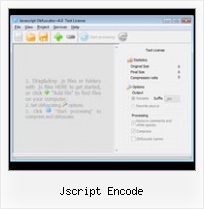 Javascript Obfuscate E4x jscript encode