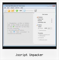 Jquery Compress String jscript unpacker