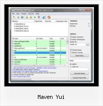 Javascript Escape Compressor maven yui