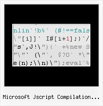 Jscript Encoding microsoft jscript compilation error expected