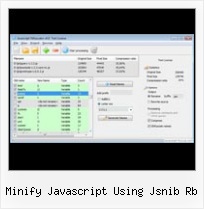Packer Encode Decode Page minify javascript using jsnib rb