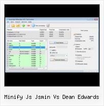 Mootools Decompressor minify js jsmin vs dean edwards
