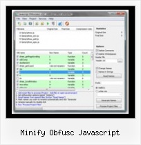 Javascript Compress Tool minify obfusc javascript