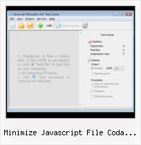 Code Struts Yui Dialog minimize javascript file coda panic