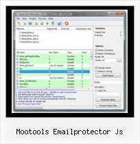 Encode Javascript Packed mootools emailprotector js