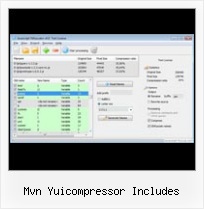 Javascript Encode Url mvn yuicompressor includes