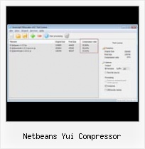 Yuicompressor Jsmin netbeans yui compressor