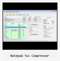 Yuicompressor Gzip Windows notepad yui compressor