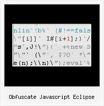 Js Packer Codeigniter obfuscate javascript eclipse