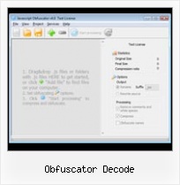 Asp Net 2 0 Gzip Javascript obfuscator decode