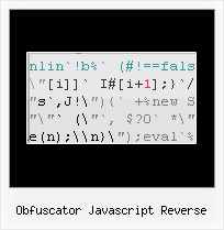 Obfuscate String obfuscator javascript reverse