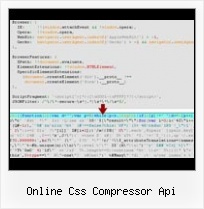 Javascript Encode Method online css compressor api