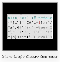 Eclipse Compressor Plugin online google closure compressor