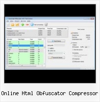 Javascript Urlencode Demo online html obfuscator compressor