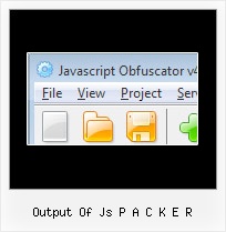 Mirror Javascript output of js p a c k e r