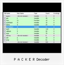 Python Script To Rename Javascript Variables p a c k e r decoder