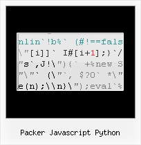 Obfuscated Javascript Decoder packer javascript python