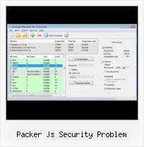 Online Compress String packer js security problem
