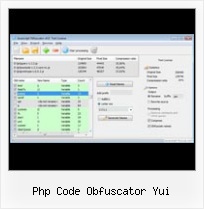 Yui Compressor Demo php code obfuscator yui