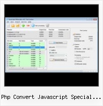 Compress String Javascript php convert javascript special characters