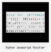 Compressor Javascript python javascript minifier
