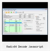 Maven Javascript radix64 decode javascript