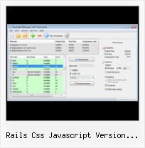 Compressor Javascript rails css javascript version number