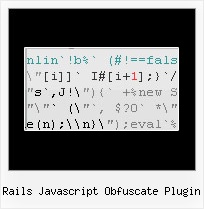 Javascript Native Compression rails javascript obfuscate plugin