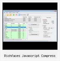 Maven Javascript Css richfaces javascript compress