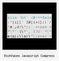 W3 Javascript Minify Guide richfaces javascript compress