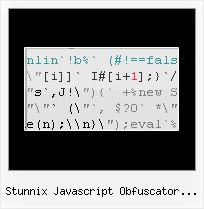 Javascript Obfuscator Decoder stunnix javascript obfuscator forum