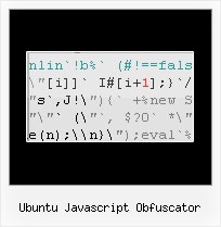 Javascript Obfuscator Written In Perl ubuntu javascript obfuscator