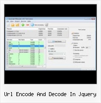 url encode and decode in