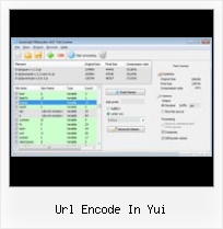 Javascript Obfuscate E4x url encode in yui