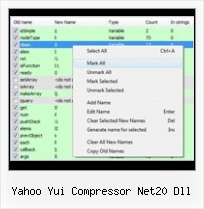 Warning Found An Undeclared Symbol yahoo yui compressor net20 dll