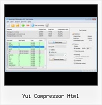 Wrapper Script Shrinksafe yui compressor html