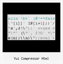 Js Packer Encode yui compressor html
