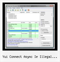 Javascript Encode Hide Email Address yui connect async ie illegal character