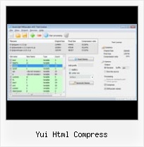 Javascript Compressor Unicode yui html compress