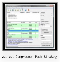 Compare Javascript Code Online yui yui compressor pack strategy