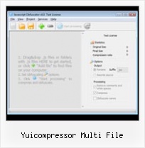 Javascript Ifolder yuicompressor multi file