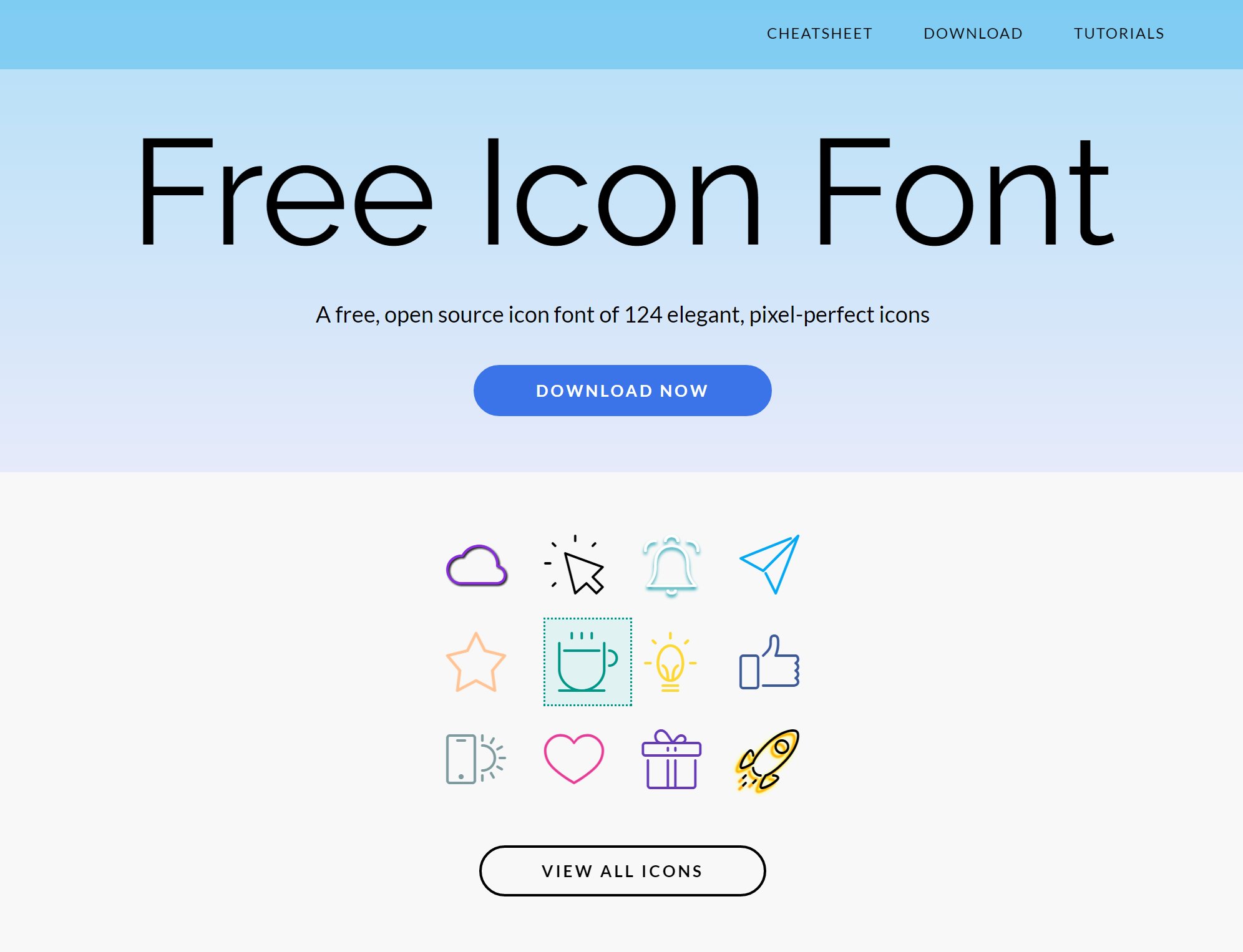 Web Iconic Font